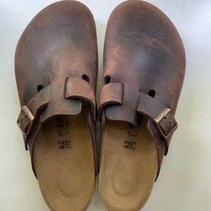 Birkenstock Boston Oiled Leather Mule - NWOT
